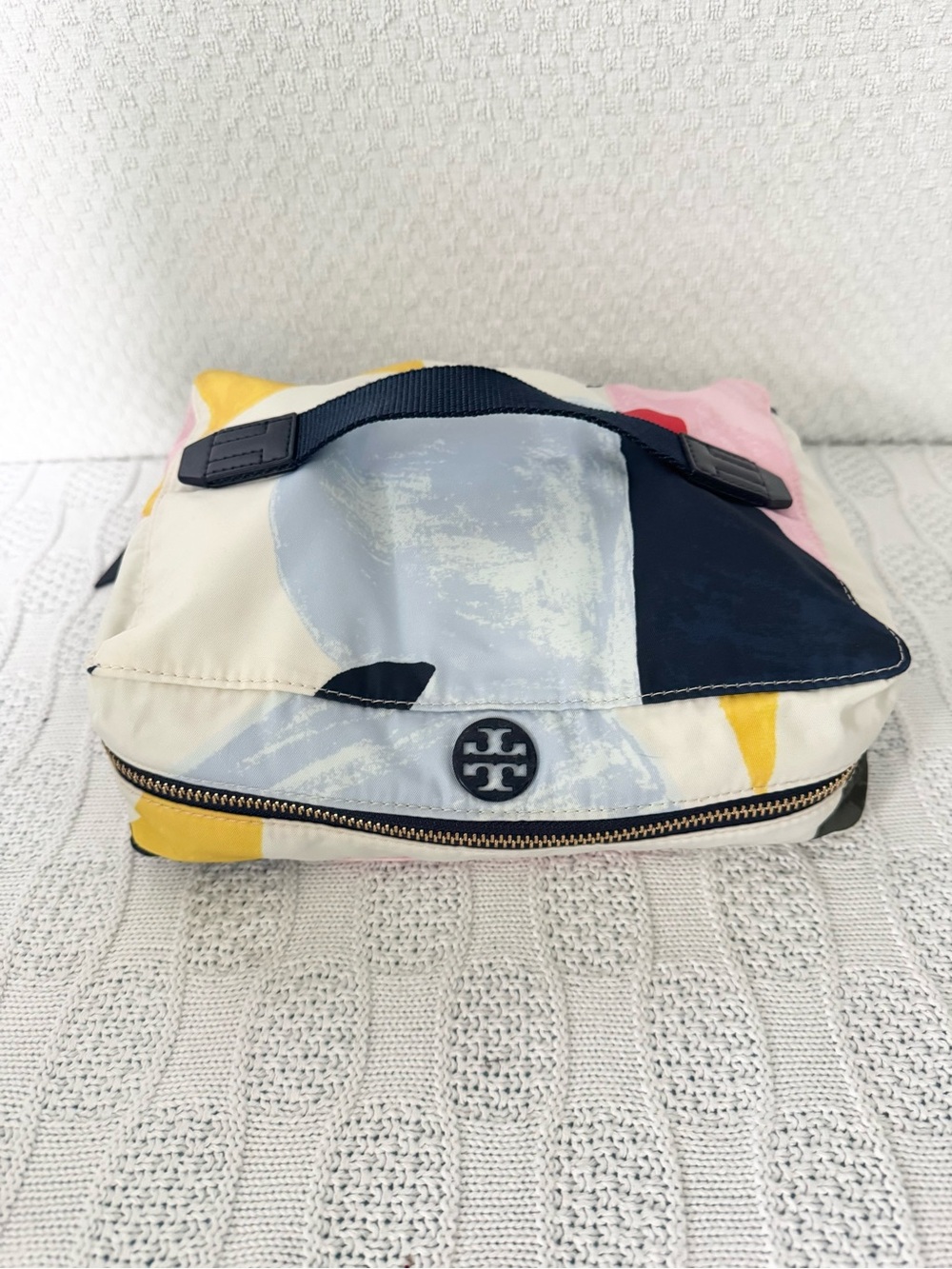 Tory Burch EUC large travel toiletries/cosmetics case